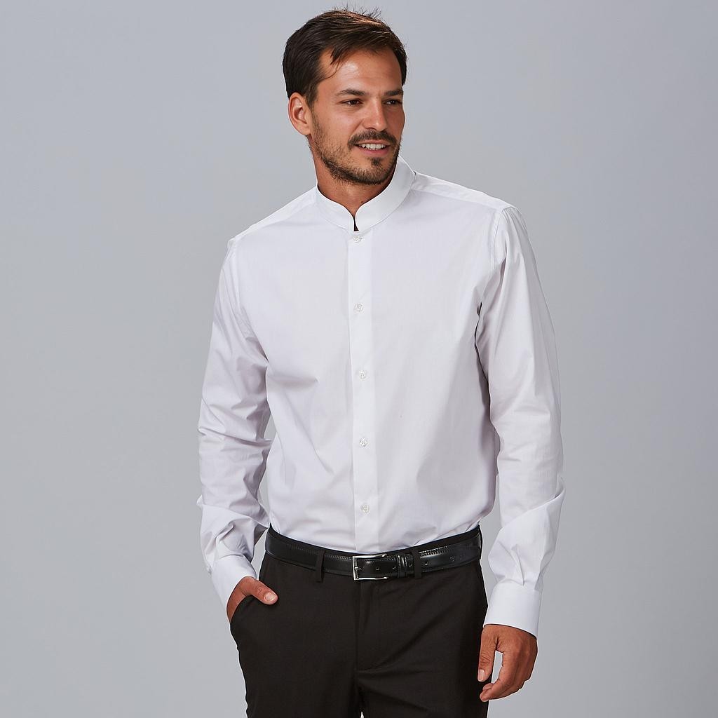 CAMISA HOMBRE M/L C/MAO SLIM FIT ELASTAN "RED LINE"