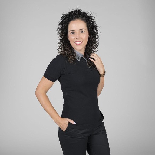 POLO NEGRO MUJER M/C C/CAMISERO 2