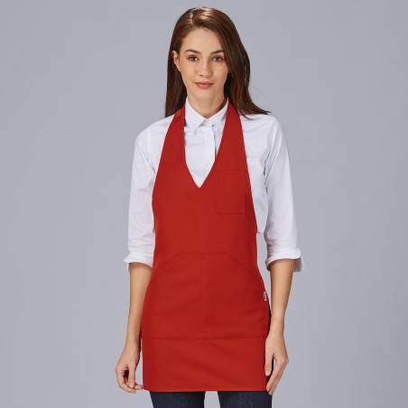 DELANTAL BISTRO SARGA POLIESTER 80X65 CM
