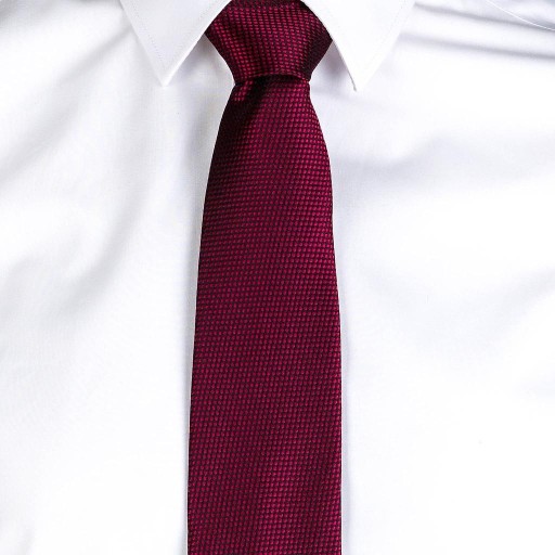 CORBATA SIN NUDO JACQUARD OJO DE PERDIZ 2