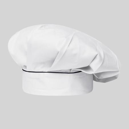 GORRO CHEF CON VELCRO BLANCO VIVO COLOR