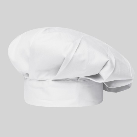 GORRO GRAN CHEF BLANCO CON VELCRO