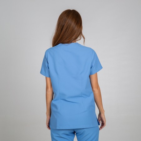 Blusa sanitaria mujer Sonia cómoda y transpirable | Workers Uniformes