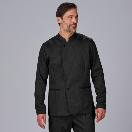 Chaqueta hombre cuello mao Salazar | Workers Uniformes