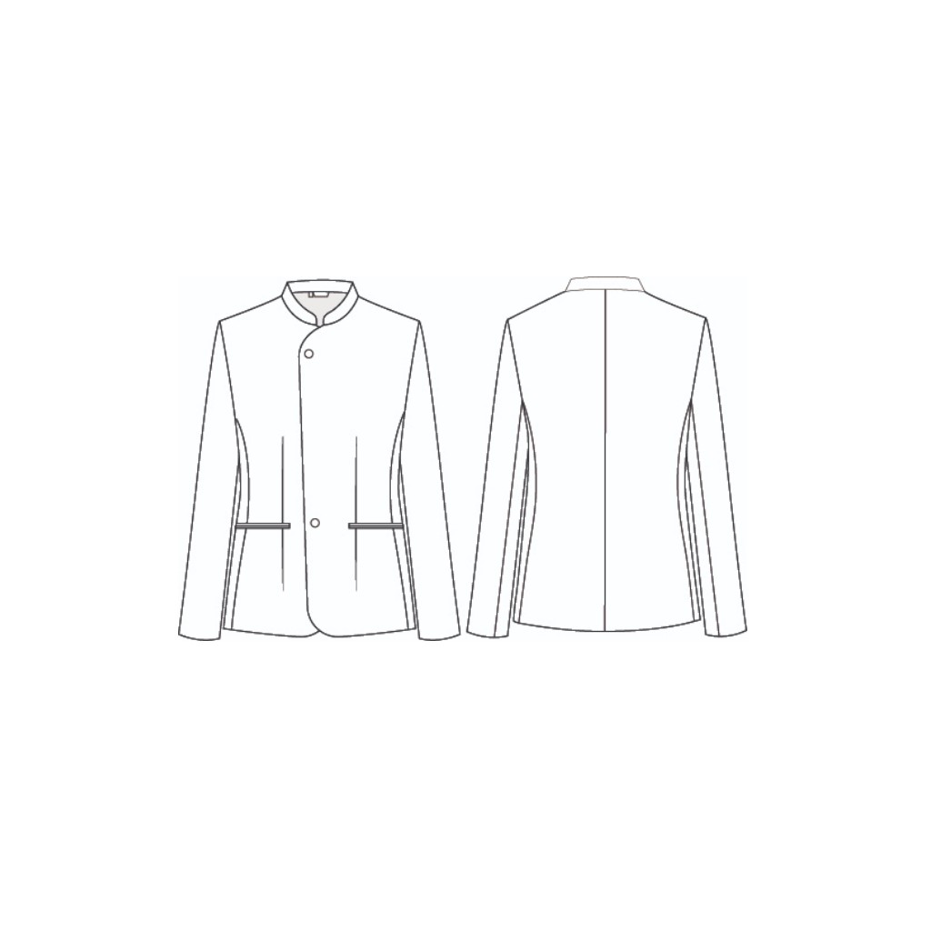 Chaqueta hombre cuello mao Salazar | Workers Uniformes