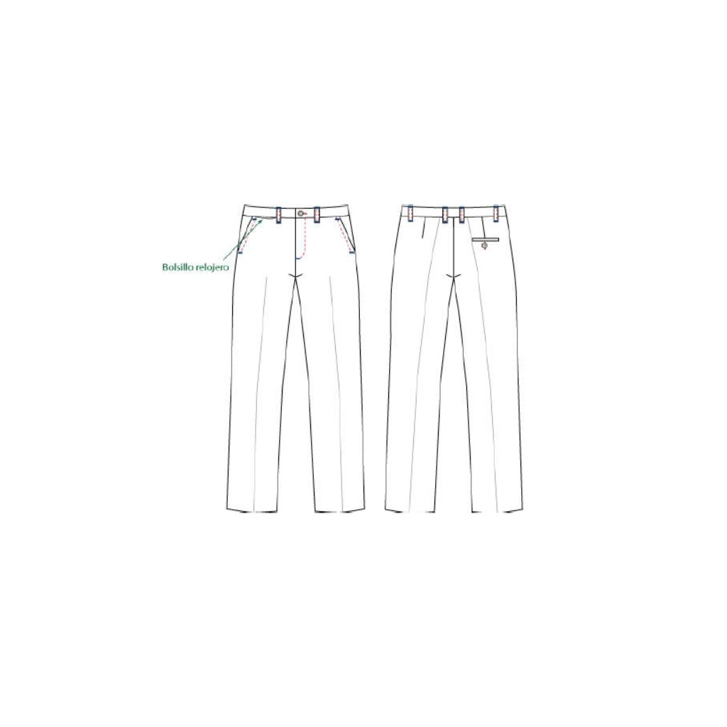 Pantalón Hombre Microfibra Vestir Reciclado – WORKERS UNIFORMES