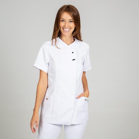 Blusa sanitaria mujer Elena cómoda y antibacteriana | Workers Uniformes