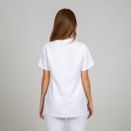 Blusa sanitaria mujer Elena cómoda y antibacteriana | Workers Uniformes