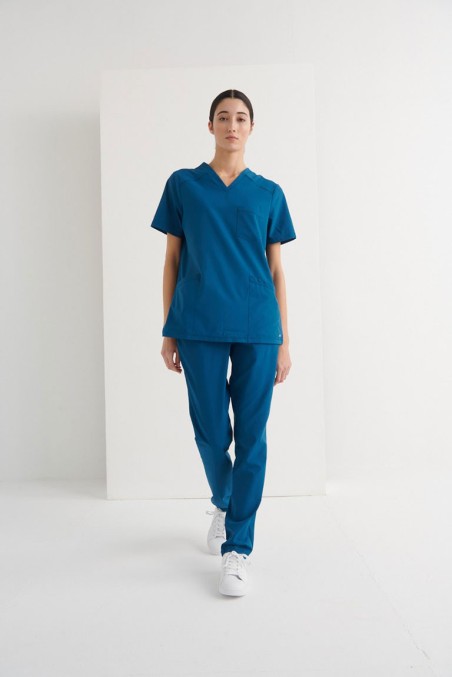 Casaca Sanitaria Cuello V Phoenix 23.24 – WORKERS UNIFORMES