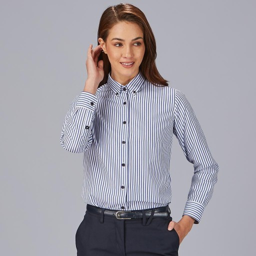 Camisa mujer rayas bicolor SIMONETTA 240033 | WORKERS UNIFORMES 2