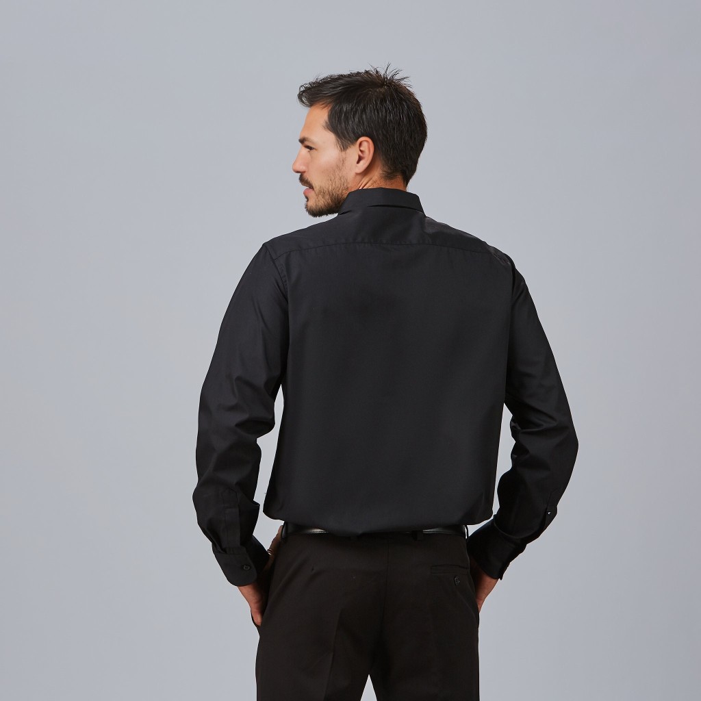 Camisa hombre manga larga cuello mao popelín Garys | WORKERS UNIFORMES