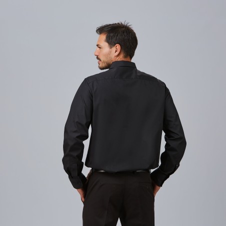 Camisa hombre manga larga cuello mao popelín Garys | WORKERS UNIFORMES