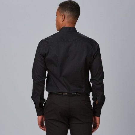 Camisa hombre cuello mao slim fit Garys Red Line | Workers Uniformes