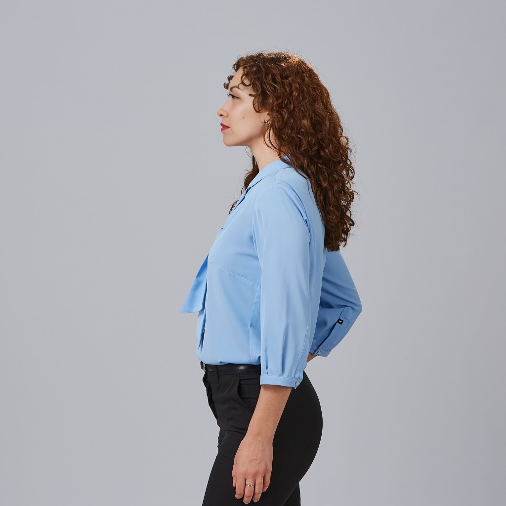 Blusa Mujer Lazo Flavia Tejido Breeze – WORKERS UNIFORMES