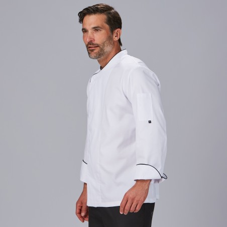 Chaqueta cocina hombre Abad manga larga | WORKERS UNIFORMES