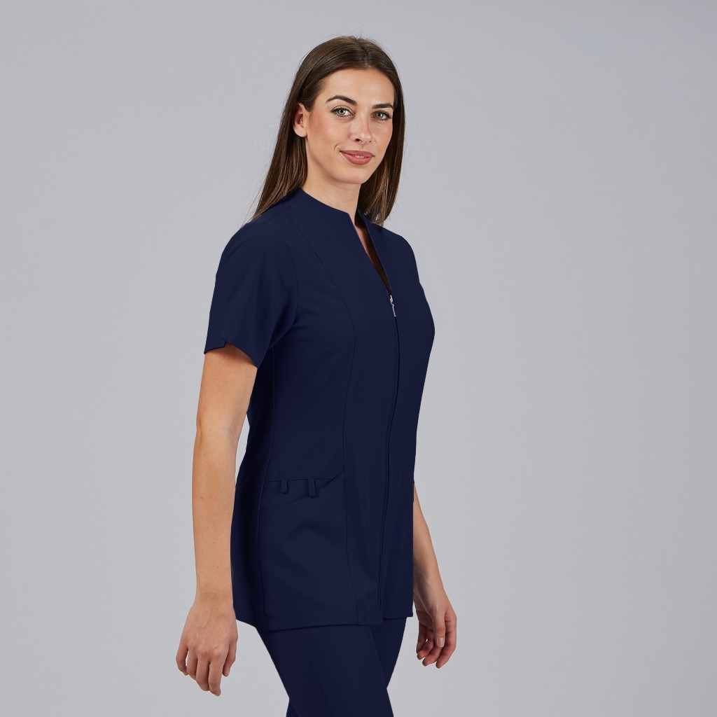 Blusa Abierta Mujer YANIRA | Workers Uniformes