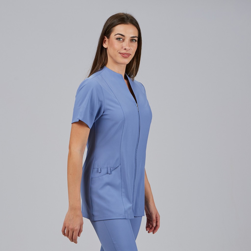 Blusa Abierta Mujer YANIRA | Workers Uniformes