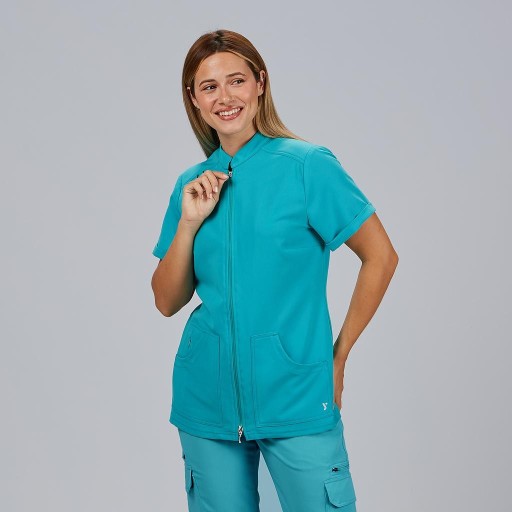 Blusa Mujer Abierta Amy – WORKERS UNIFORMES