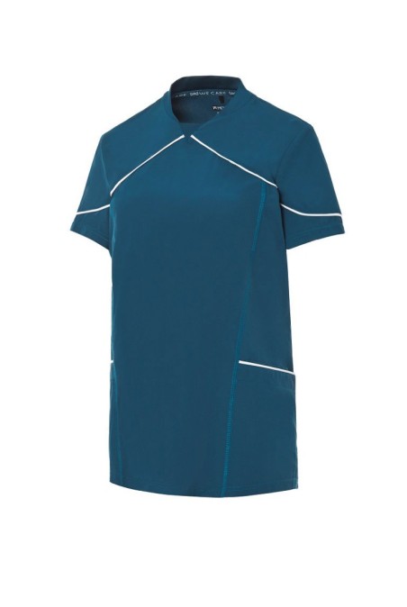 Casaca Sanitaria Cuello V Rib Slim Fit – WORKERS UNIFORMES