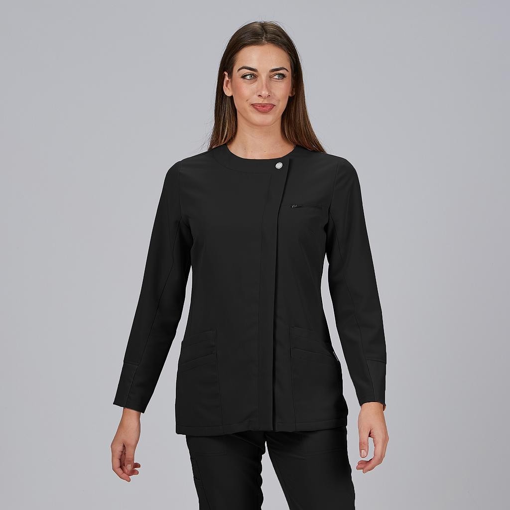 Blusa Mujer Abierta M/L Marina – WORKERS UNIFORMES