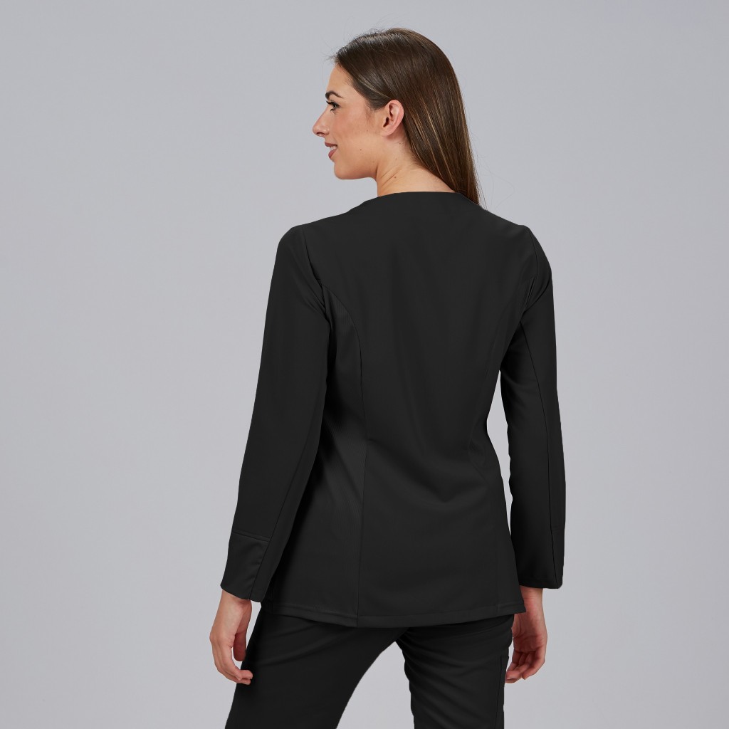 Blusa Mujer Abierta M/L Marina – WORKERS UNIFORMES