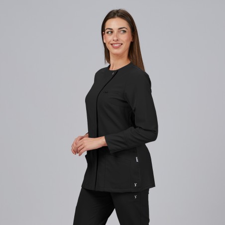 Blusa Mujer Abierta M/L Marina – WORKERS UNIFORMES