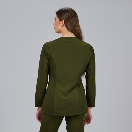 Blusa Mujer Abierta M/L Marina – WORKERS UNIFORMES