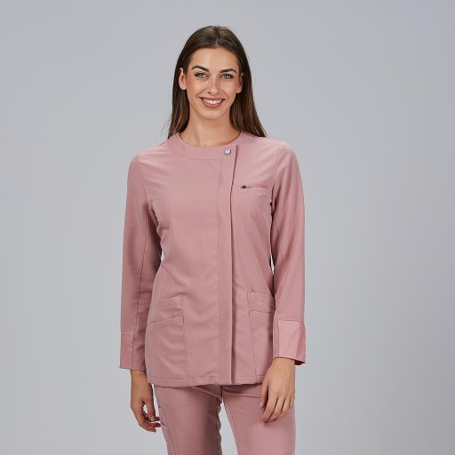 Blusa Mujer Abierta M/L Marina – WORKERS UNIFORMES