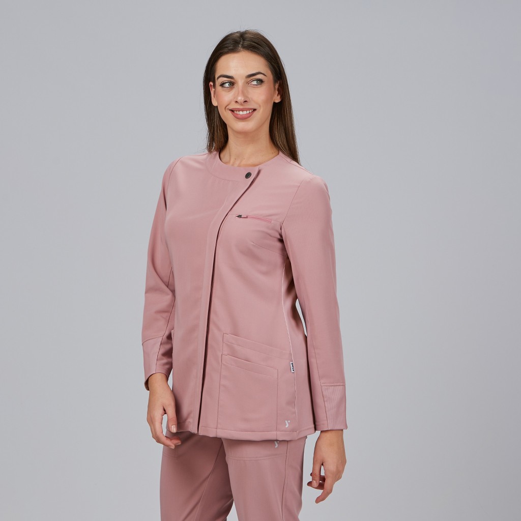 Blusa Mujer Abierta M/L Marina – WORKERS UNIFORMES