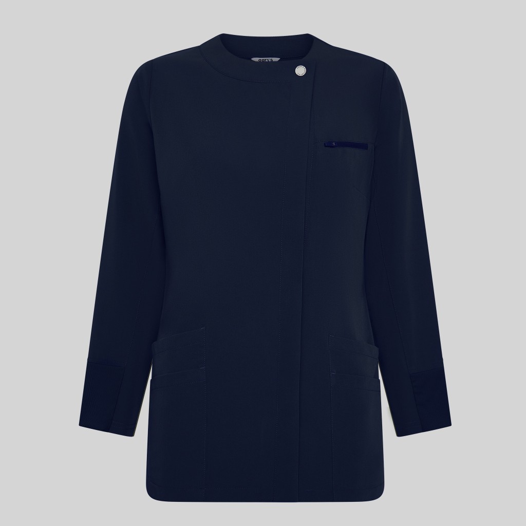 Blusa Mujer Abierta M/L Marina – WORKERS UNIFORMES