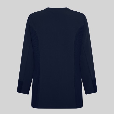 Blusa Mujer Abierta M/L Marina – WORKERS UNIFORMES