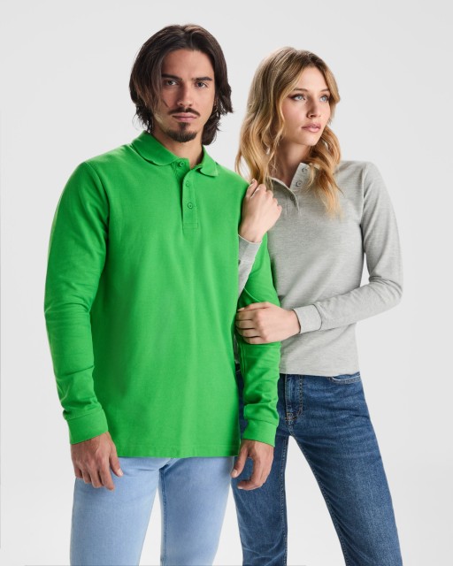 Polo mujer manga larga Roly Estrella PO6636 | WORKERS UNIFORMES 2