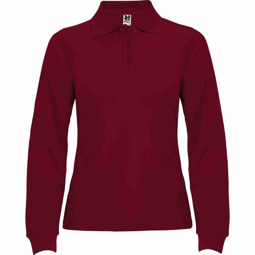 Polo mujer manga larga Roly Estrella PO6636 | WORKERS UNIFORMES