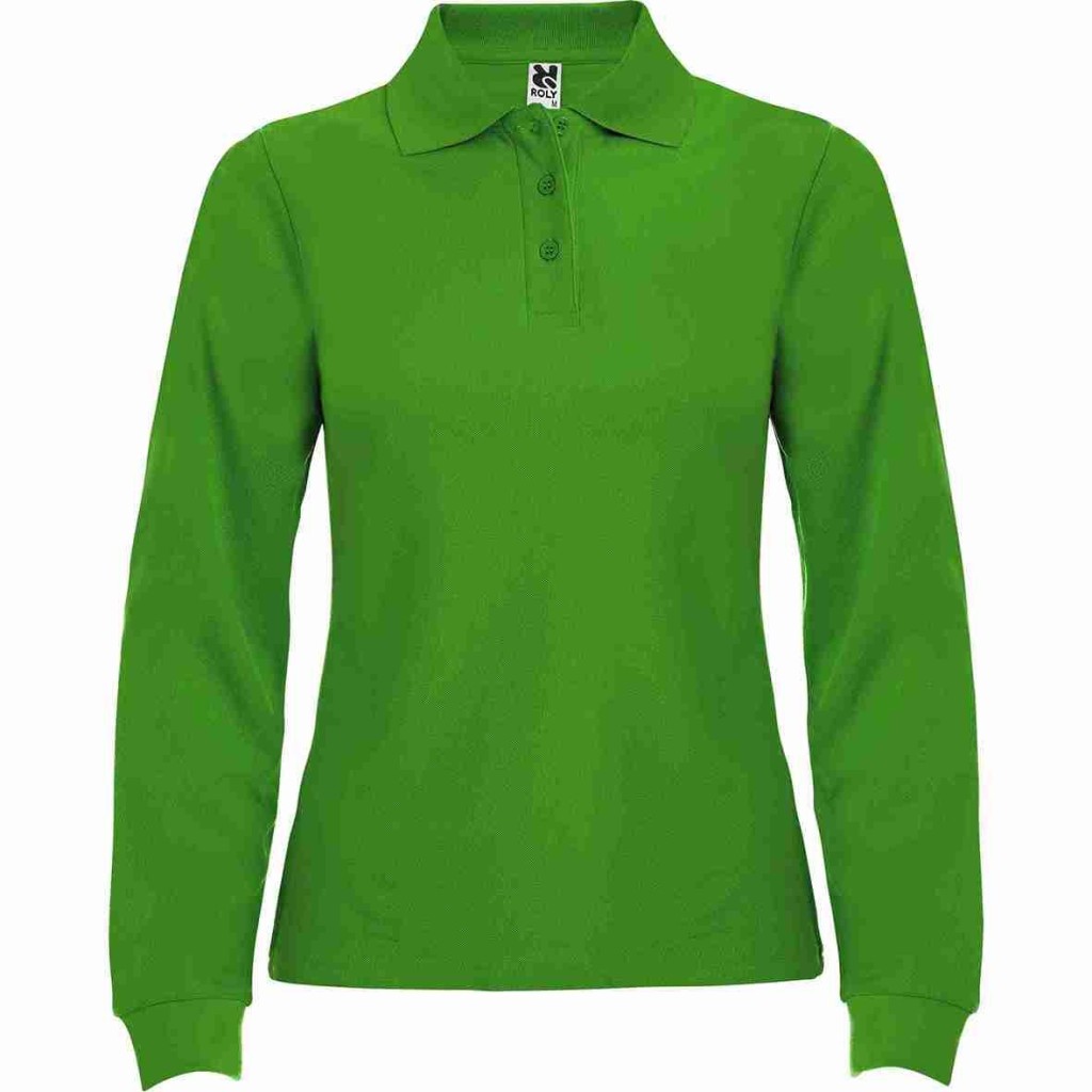 Polo mujer manga larga Roly Estrella PO6636 | WORKERS UNIFORMES