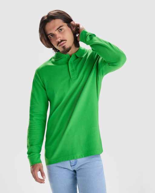 Polo manga larga Roly Estrella PO6635 | Polo laboral algodón 2
