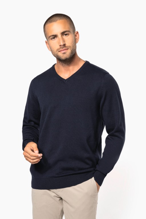 Jersey Cuello de Pico Hombre Kariban K965| Uniforme Profesional Elegante | Workers Uniformes 2