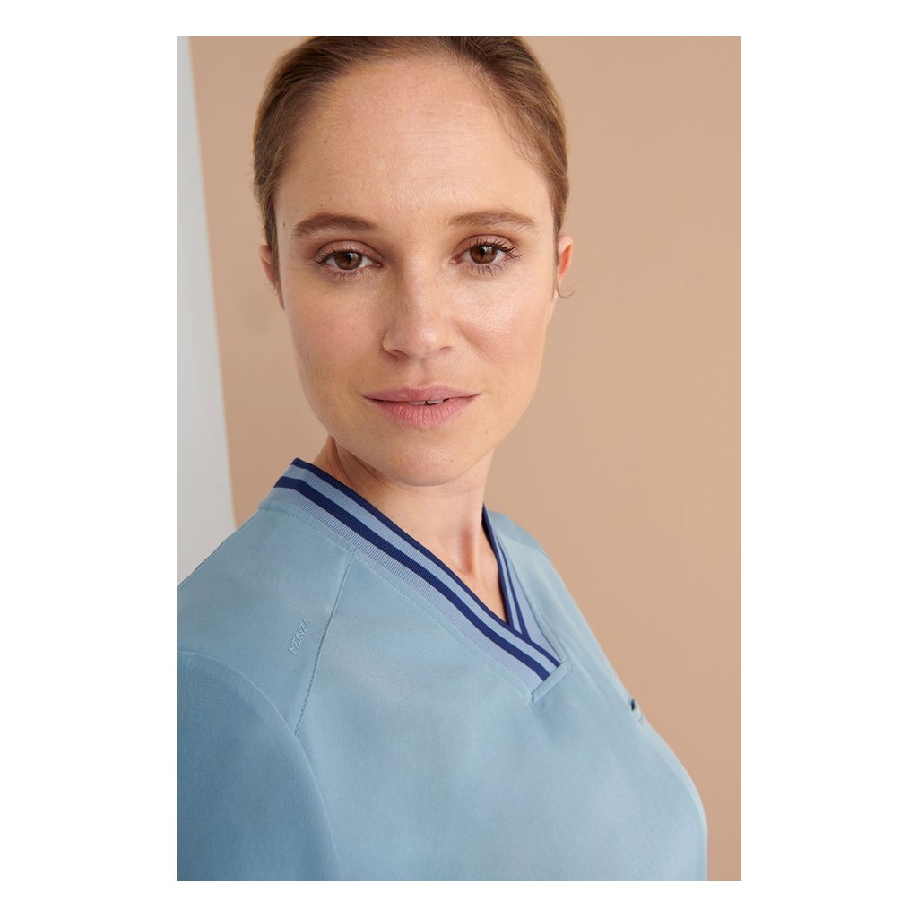 Casaca Sanitaria Cuello V Slim Fit – WORKERS UNIFORMES