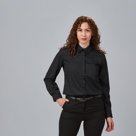 Camisa cuello mao slim fit Garys Red Line | Workers Uniformes