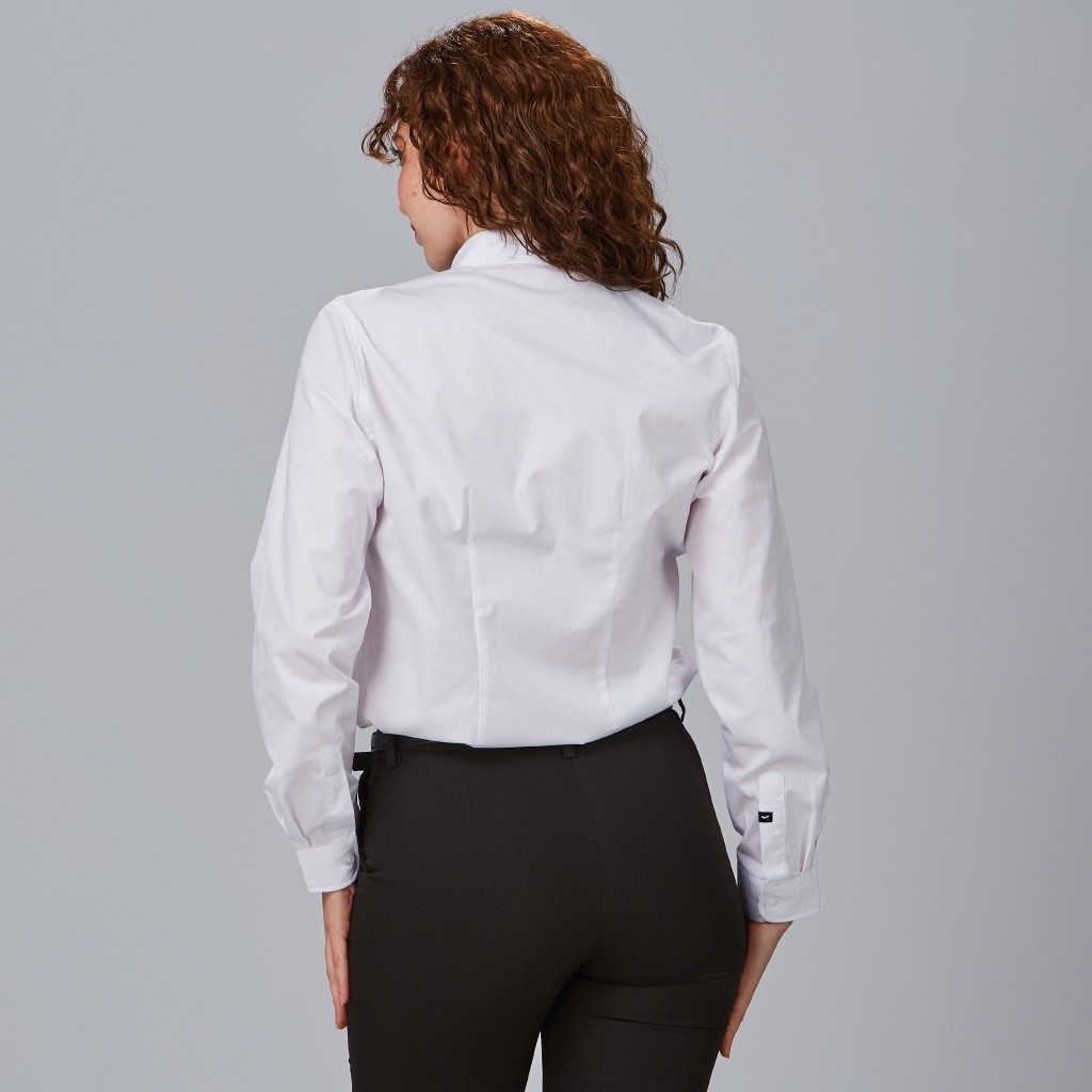 Camisa mujer cuello mao elastano Garys | WORKERS UNIFORMES