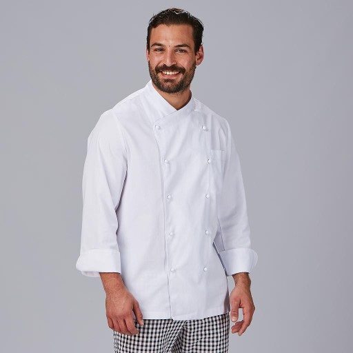 Chaqueta cocina Nápoles antimanchas Teflón manga larga | WORKERS UNIFORMES