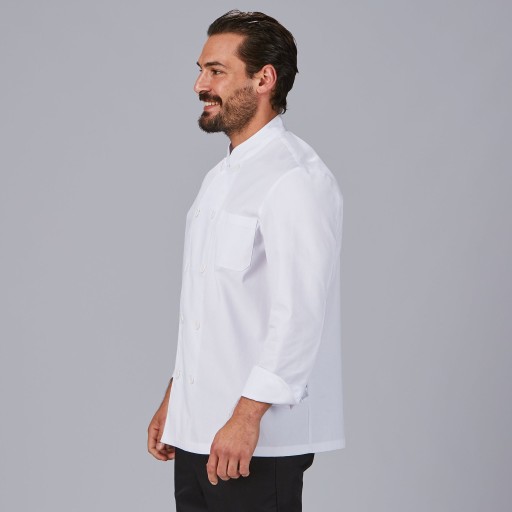 CHAQUETA COCINA UNISEX M/L SARGA BLANCA 2