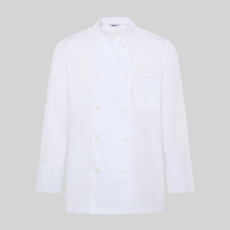 CHAQUETA COCINA UNISEX M/L SARGA BLANCA