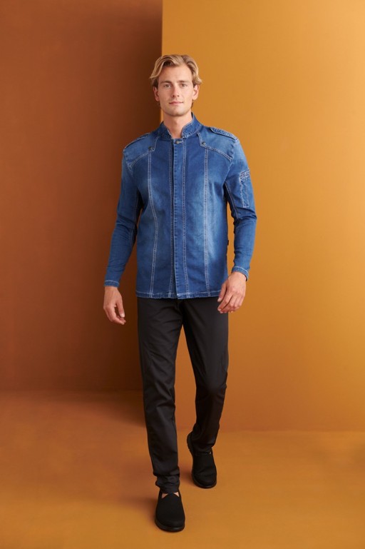 CHAQUETILLA PUNTO DENIM SLIM FIT