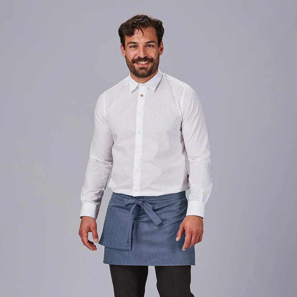 DELANTAL CORTO BOLSILLO CARTERA 35X67 CM