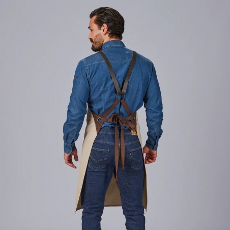 Delantal Peto con Piel para Hostelería | Workers Uniformes