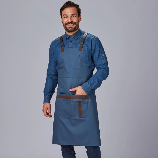 Delantal Peto con Piel para Hostelería | Workers Uniformes