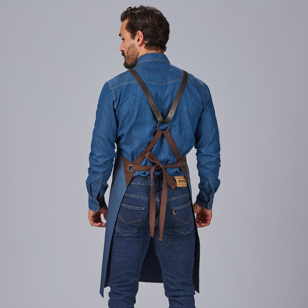 Delantal Peto con Piel para Hostelería | Workers Uniformes