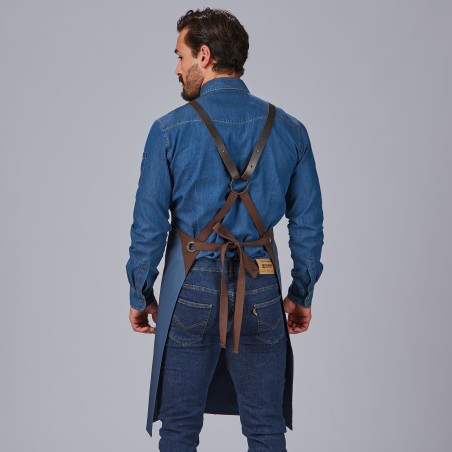 Delantal Peto con Piel para Hostelería | Workers Uniformes