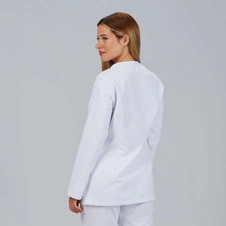 Blusa sanitaria mujer Begoña microfibra antibacteriana | WORKERS UNIFORMES