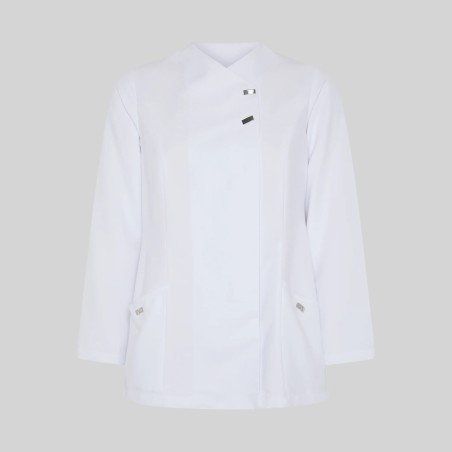 Blusa sanitaria mujer Begoña microfibra antibacteriana | WORKERS UNIFORMES